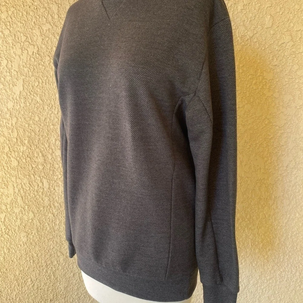 ZARA Essentials Unisex Long Sleeve Sweatshirt Gray Size Small‎